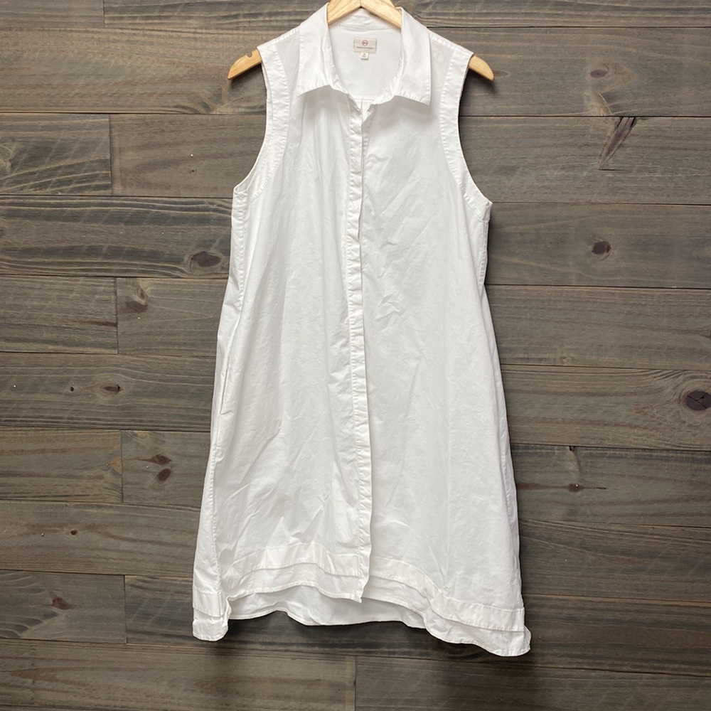 Adriano Goldschmied, Clover white, sleeveless, shift dress. - Picture 4 of 6